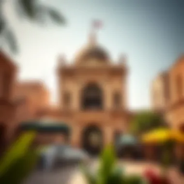 Cultural landmark in Al Bada Satwa reflecting the neighborhood's rich heritage