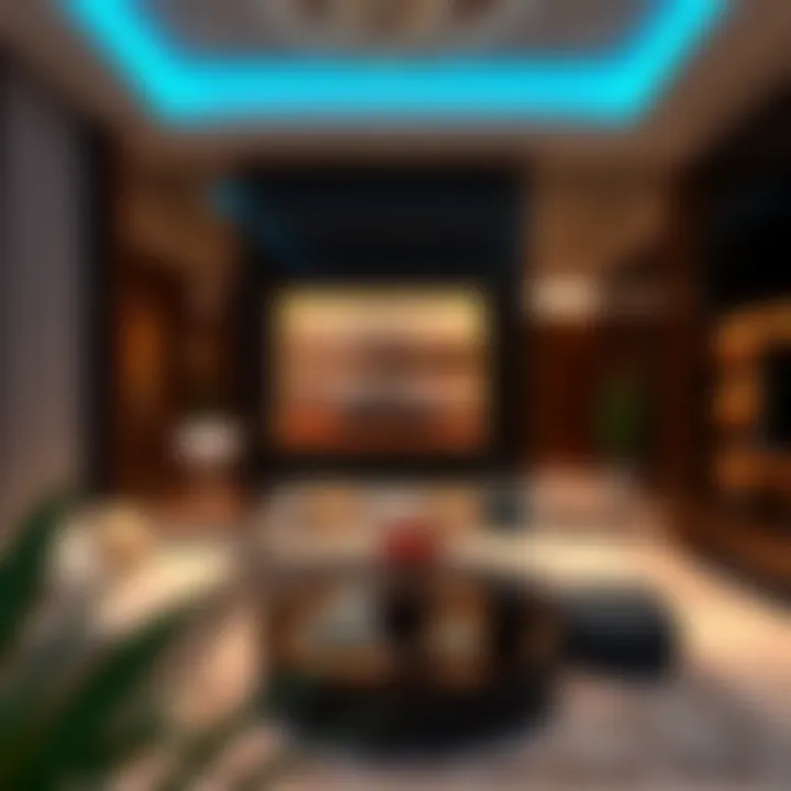 Luxurious interior of a residential unit in Al Dana Building