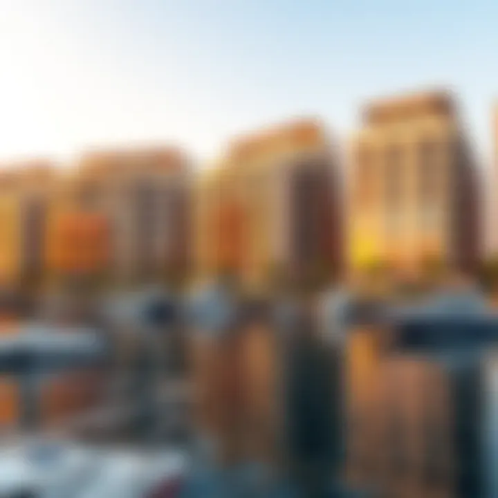 The stunning architectural design of Al Emad Marina's waterfront residences