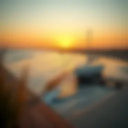 View of the serene shoreline at Al Khan Beach
