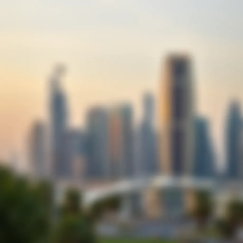 Elegant skyline showcasing Dubai's real estate