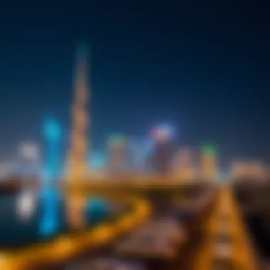 Stunning skyline view of Al Rashidiya in Dubai