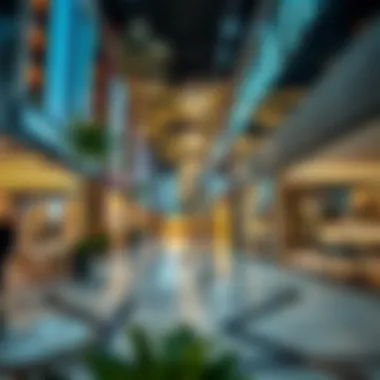Contemporary Retail and Dining Experiences in Al Tilal City Modern shopping and dining area in Al Tilal City