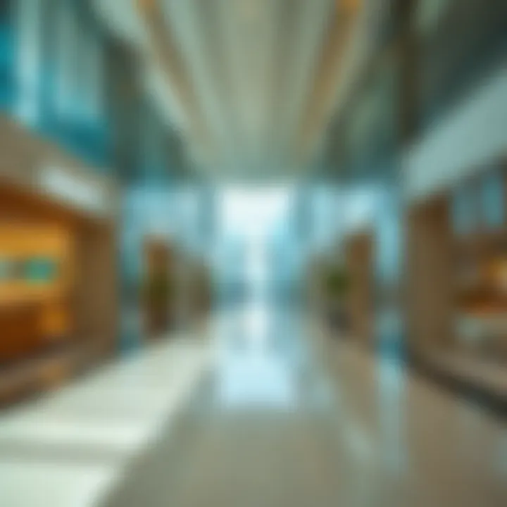 Interior view showcasing commercial spaces in Al Tower Center