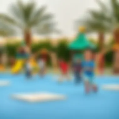Children enjoying the playground facilities at Al Twar Park