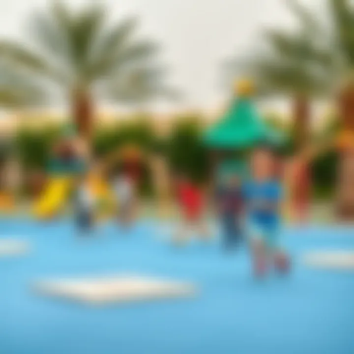 Children enjoying the playground facilities at Al Twar Park