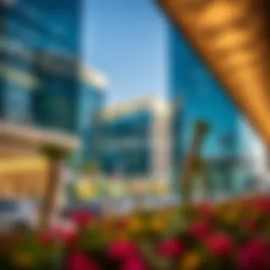 Aldar's Commercial Innovations A vibrant commercial space created by Aldar Properties