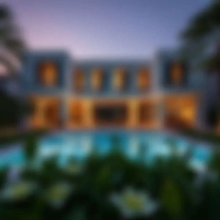 Modern Luxury Villa Luxurious villa showcasing modern architecture