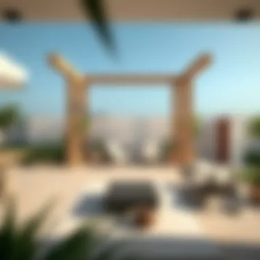 Tranquil Outdoor Space of an Arada Armani Luxury Property A serene outdoor space within an Arada Armani luxury property