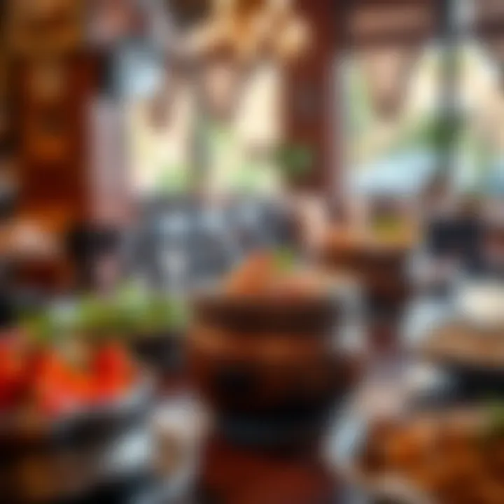 Vibrant spices and ingredients used in Indian vegetarian cuisine