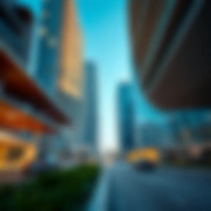 Modern architectural design of Binghatti Business Bay