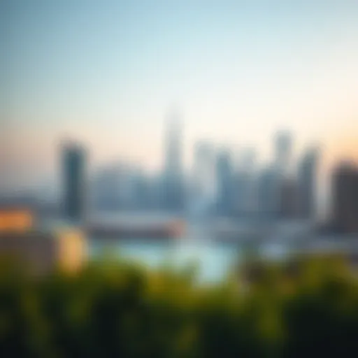 Stunning skyline view of Binghatti Business Bay