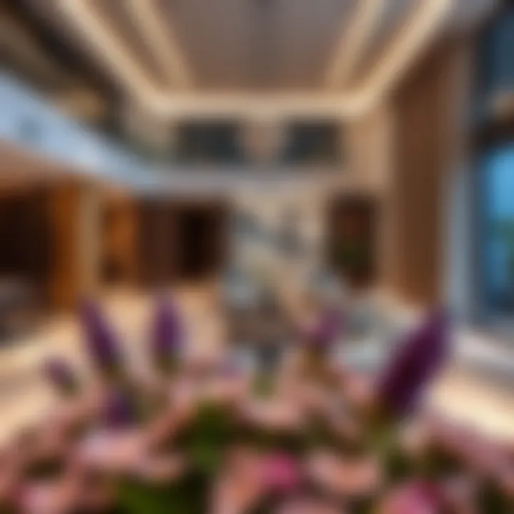 Sophisticated Interiors of Binghatti Lavender Luxurious interior amenities highlighting modern living spaces