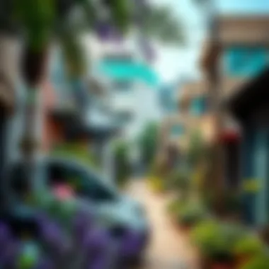 Dynamic Neighborhood of Binghatti Lavender Overview of the vibrant neighborhood surrounding Binghatti Lavender