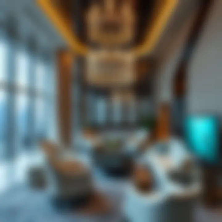 Interior Design of Burj Crown Luxurious interior design that defines sophistication and elegance