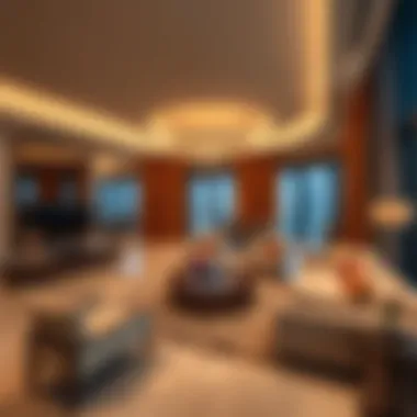 Luxurious Living Space Luxurious living space inside Burj Khalifa