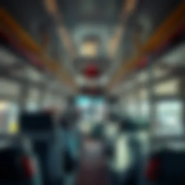 Comfortable Transportation Options A comfortable bus interior for travelers heading to Dubai
