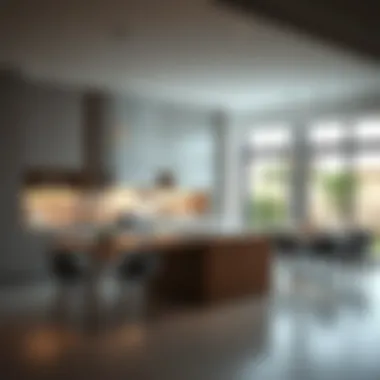 Modern kitchen design in Caya Arabian Ranches 3