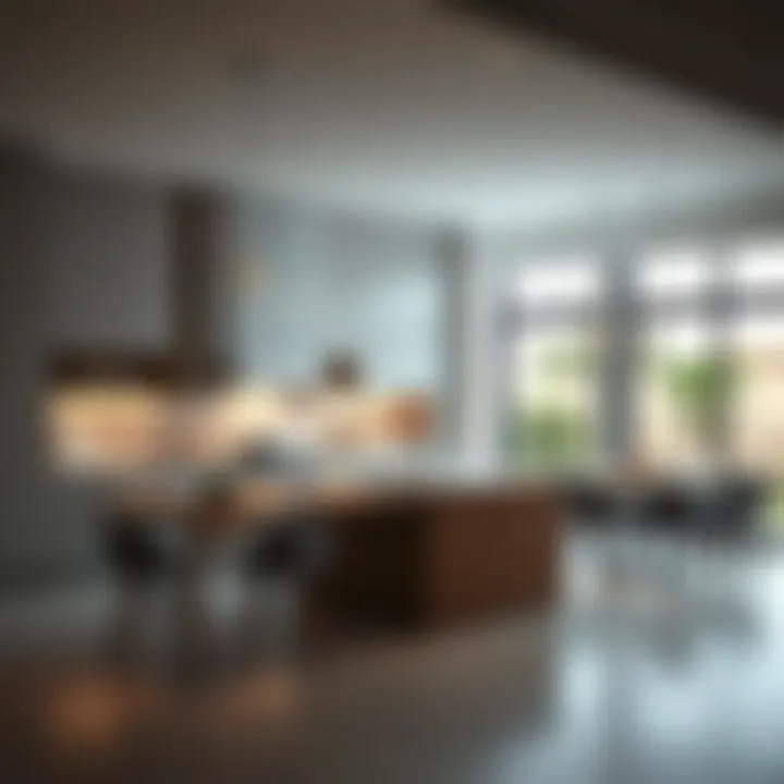 Modern kitchen design in Caya Arabian Ranches 3