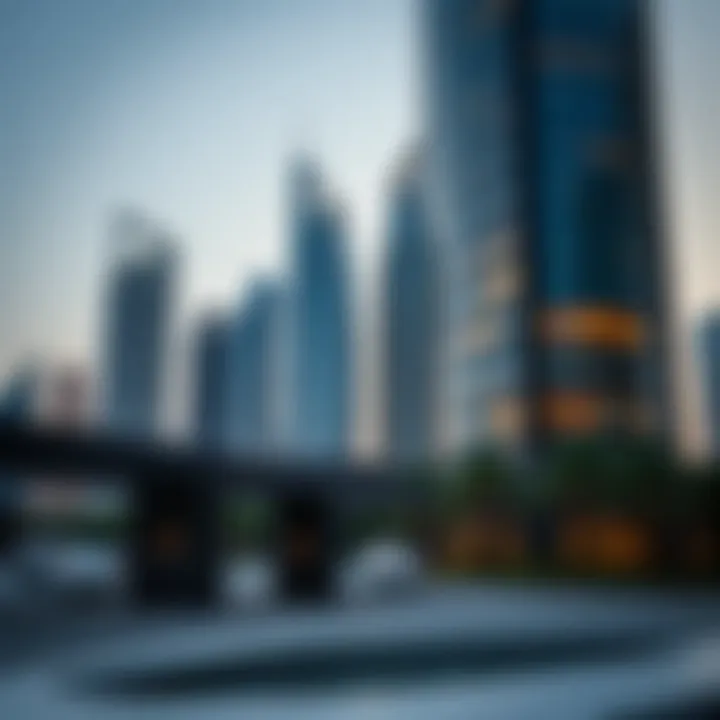 Dubai skyline showcasing modern architecture