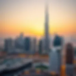 Stunning skyline view of Dubai showcasing modern architecture