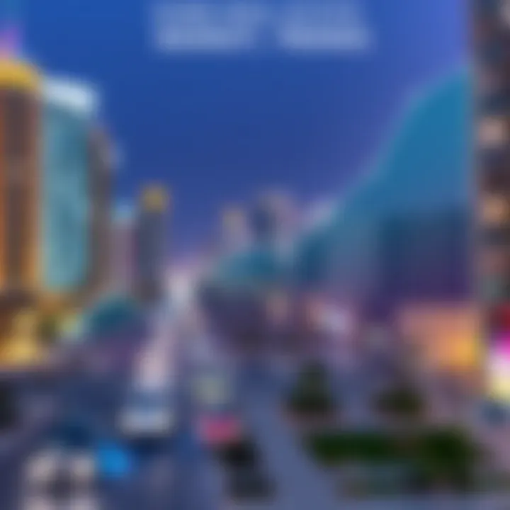 Infographic depicting Dubai real estate market trends