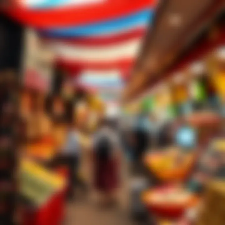 Investment Opportunities in Real Estate Vibrant market scene reflecting investment opportunities in property