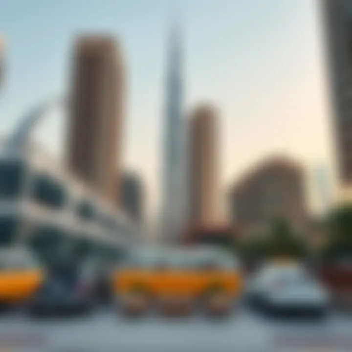 Luxury apartments surrounding Burj Khalifa, representing high-end living