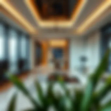 Modern Interior of Luxury Apartment in Dubai Luxury apartment interior highlighting modern design trends