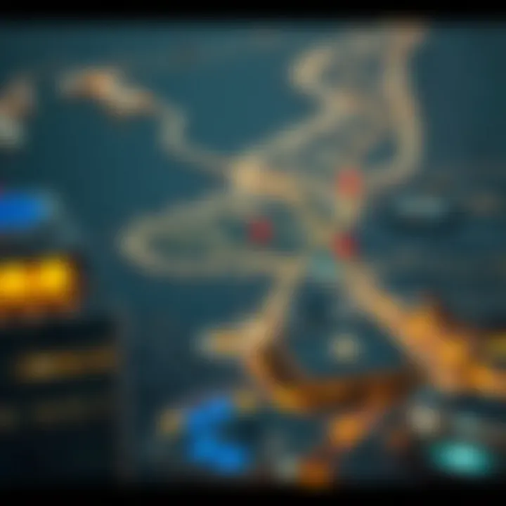 Investment Areas in Dubai Neighborhoods Map of Dubai neighborhoods with key investment areas marked