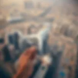 Aerial view of Dubai showcasing urban real estate development