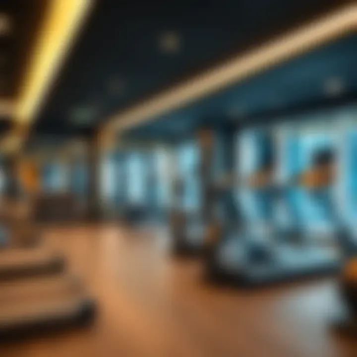 State-of-the-Art Fitness Facilities Fitness center equipped with advanced technology in Damac Park Towers