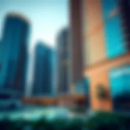 Architectural elegance of DIFC Park Towers