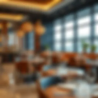 Chic Restaurant Ambience at JBR Stylish interior of a notable restaurant at JBR