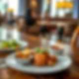 Authentic Emirati Flavors A beautifully plated dish showcasing Emirati cuisine