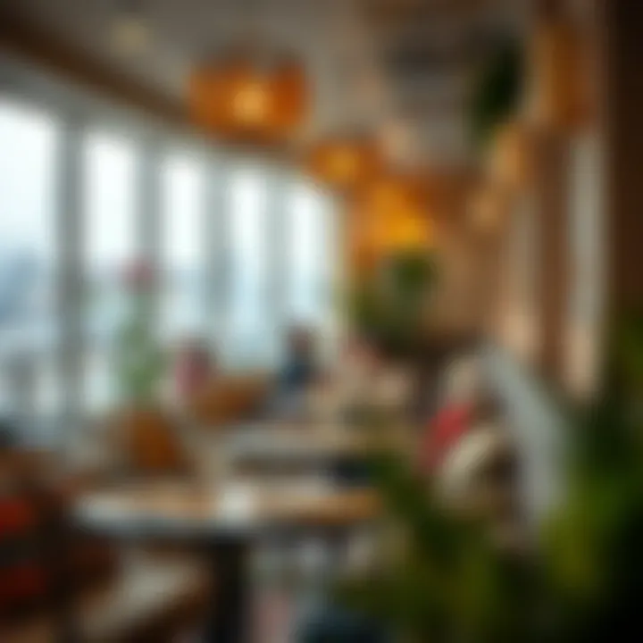 Cozy CafĂŠ Experience A warm and inviting cafĂŠ atmosphere near Khalifa City