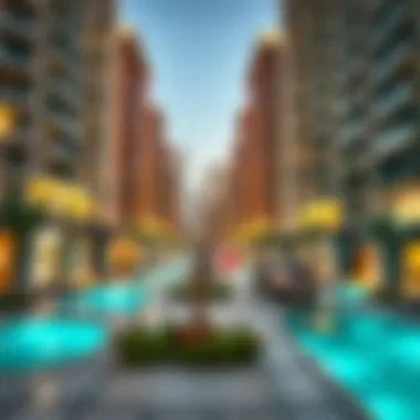 Investment Opportunities in Dubai Centro's Residential Sector Luxurious residential area highlighting investment potential