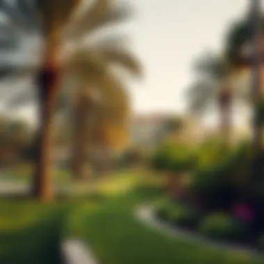Lush Green Parks in Dubai Hills Lush green parks in Dubai Hills promoting outdoor lifestyle