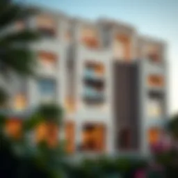 Stunning architectural facade of Dubai Hills Residence