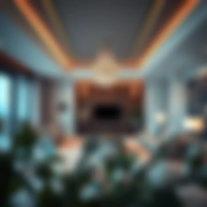 Modern interior design showcasing Dubai Hills Residence