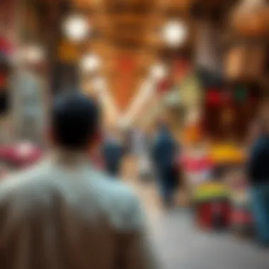 Exploring Dubai's Cultural Markets A vibrant market scene showcasing local culture in Dubai