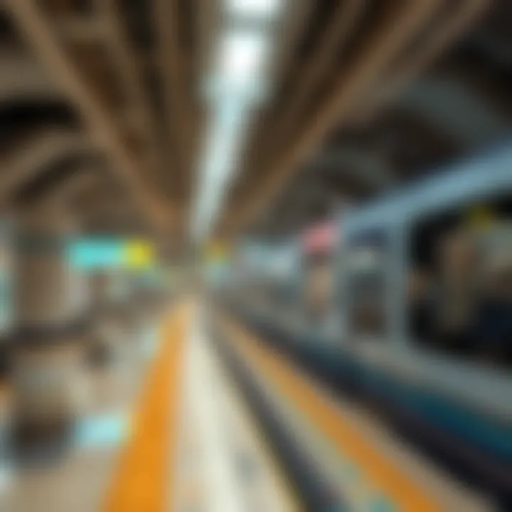 Connectivity and Coverage of the Metro Network An overview of the Dubai metro map showcasing connectivity