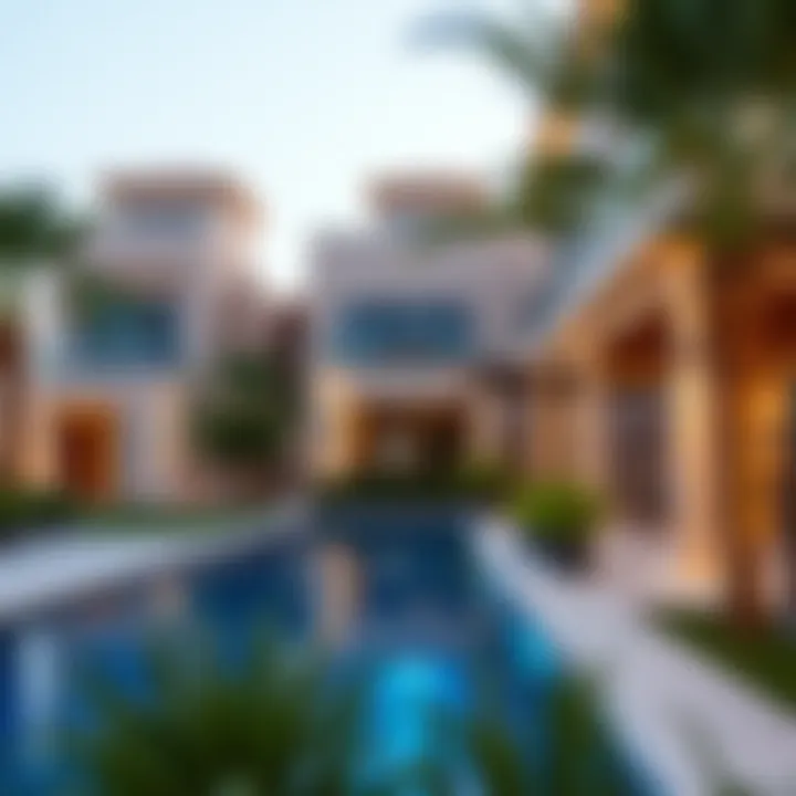 Luxury villas in a vibrant community setting