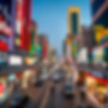 A bustling real estate market with developers and investors