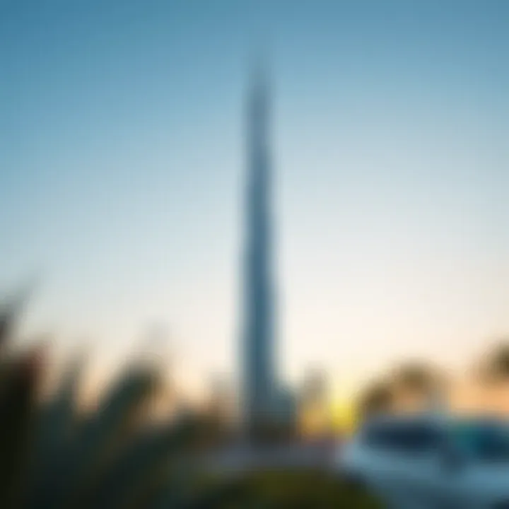The futuristic design of the Cactus Tower in Dubai