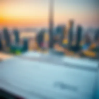Ejari registration document with Dubai skyline