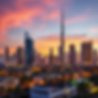 A vibrant Dubai skyline highlighting Emaar's developments