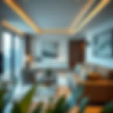 An elegant apartment interior reflecting modern design trends in Dubai