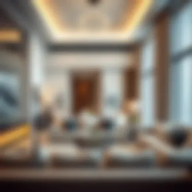 Elegant Interiors of Jumeirah Properties Elegant interior design of a Jumeirah residence highlighting modern aesthetics