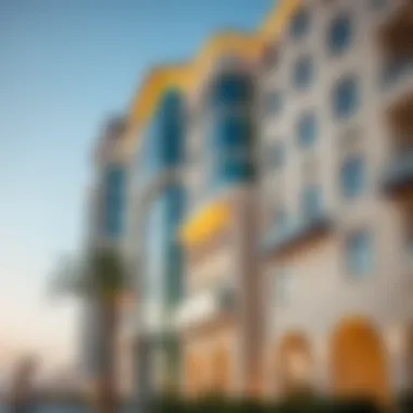 Architectural Features of Abu Al-Fida Al-Khalidiya Architectural details of modern buildings in Abu Al-Fida Al-Khalidiya